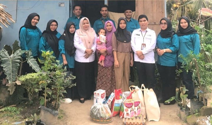 Gerakan Orang Tua Asuh Cegah Stunting, Kepala BKKBN Riau Kunjungi Desa Tanah Datar Inhu