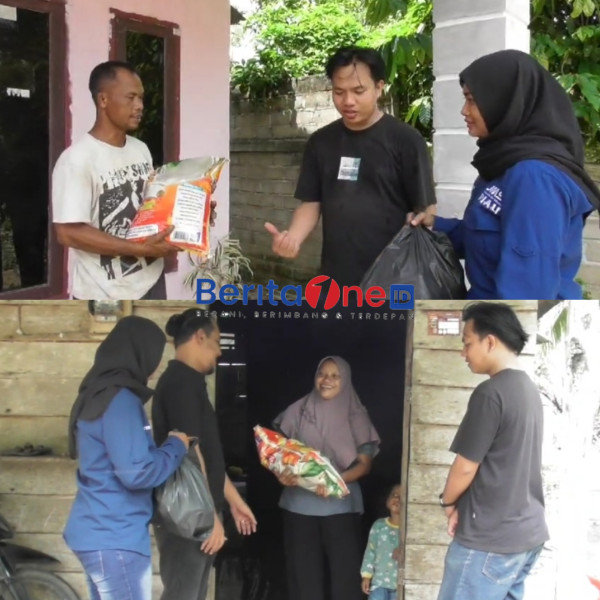 JMSI Inhu Salurkan Paket Sembako Untuk Masyarakat Ekonomi Lemah