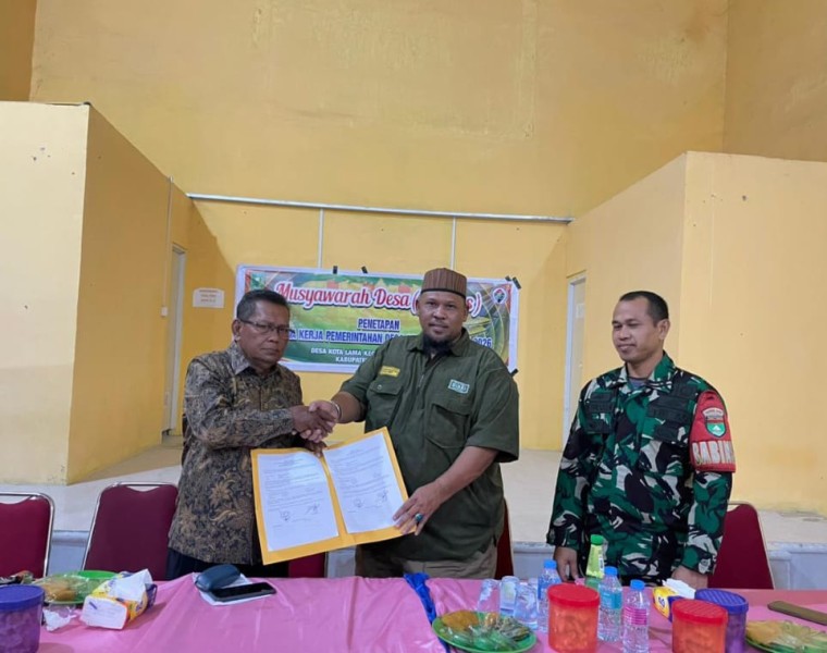 Musdes Kota Lama Tetapkan RKPDes 2026, Prioritaskan Usulan dari Lima Dusun