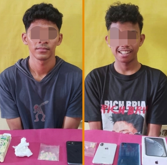 Operasi Senyap Polsek Lirik Berbuah Hasil, Puluhan Ekstasi Disita dari Dua Pelaku