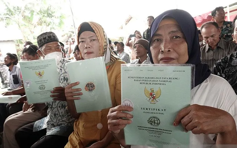 Ratusan Warga Pekanbaru terima Pemasangan Tanda Batas dari BPN