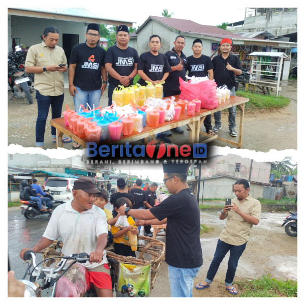 Tebar Keberkahan, JMSI Inhil Bagi-bagi Takjil di Bulan Ramadhan