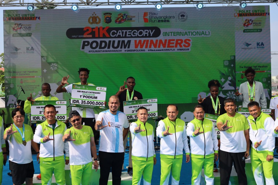 Kodam XIX Tuanku Tambusai Dukung Green Policing, Riau Bhayangkara Run 2026 Satukan TNI, Polri dan Masyarakat