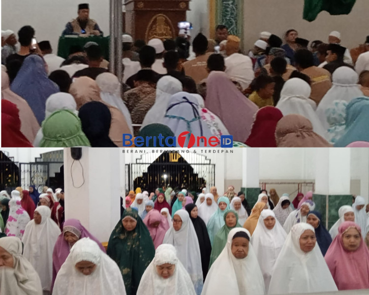 PATEN, Jamaah Masjid  Al-Khairat Padati Solat Subuh Berjamaah Bersama Balon Walikota Edy Nasution