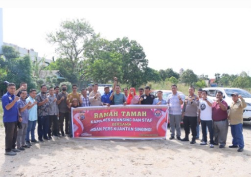 Jelang Agustus, Kapolres Kuansing Ngopi Bareng Pagi Dengan Insan Pers