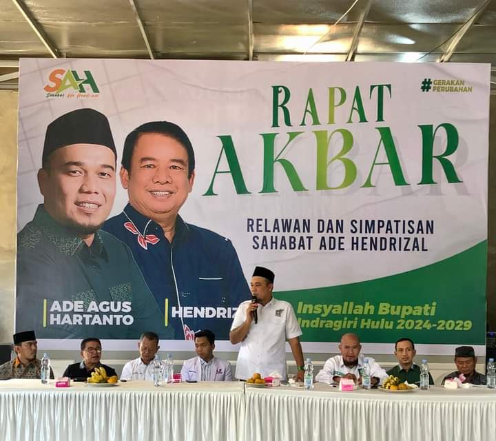 Sahabat Cabup dan Cawabup Ade Hendrizal (SAH) di Inhu di Banjiri Simpatisan