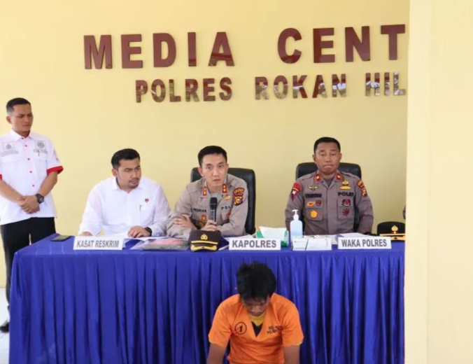 Sakit Hati  Saat ditagih Hutang, Pria di Rohil Tega Membunuh