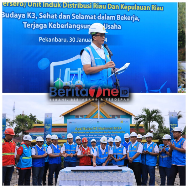 Komitmen Wujudkan Zero Accident, PLN UID Riau & Kepri Gelar Apel Bulan K3 Nasional