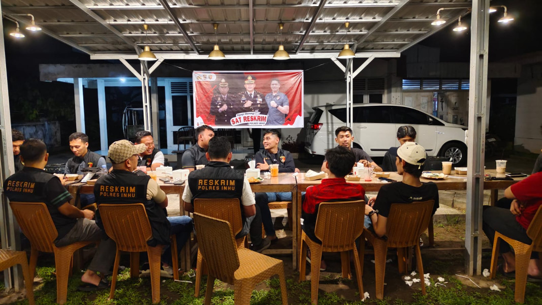 Tim Gakkumdu Polres Inhu Serukan Anti Politik Uang Pada Komunitas Motor