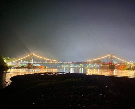 Sambut Festival Pacu Jalur 2023, Jembatan Gantung Dipercantik