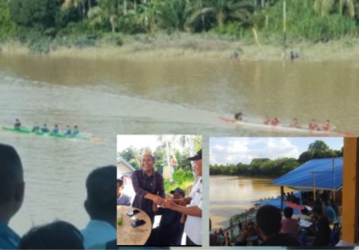 Dodi Irawan Apresiasi Pacu Sampan di Tepian Kenangan Desa Baturijal Hulu