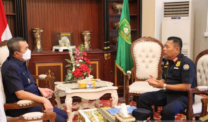 Kemenkumham-Gubernur Riau bahas pembukaan Pelabuhan Internasional Dumai