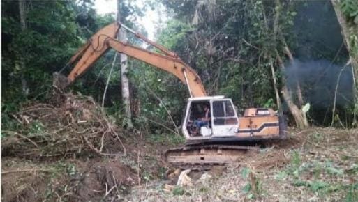 Alat Berat Sitaan Dishut di Mentulik Tiba-tiba Lenyap