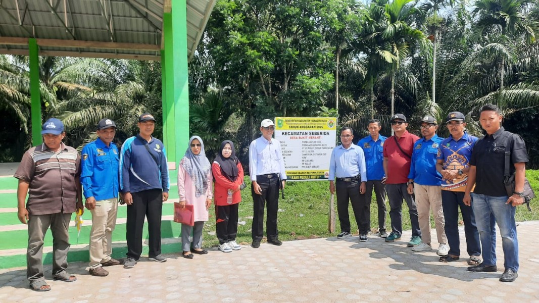 Pembangunan Desa Bukit Meranti Dimonitoring Langsung, Wujud Transparansi dan akuntabilitas