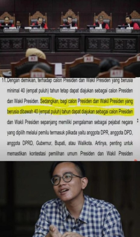 MK Kabulkan Gugatan Syarat Nyapres, Gibran Bisa Melenggang Jadi Cawapres