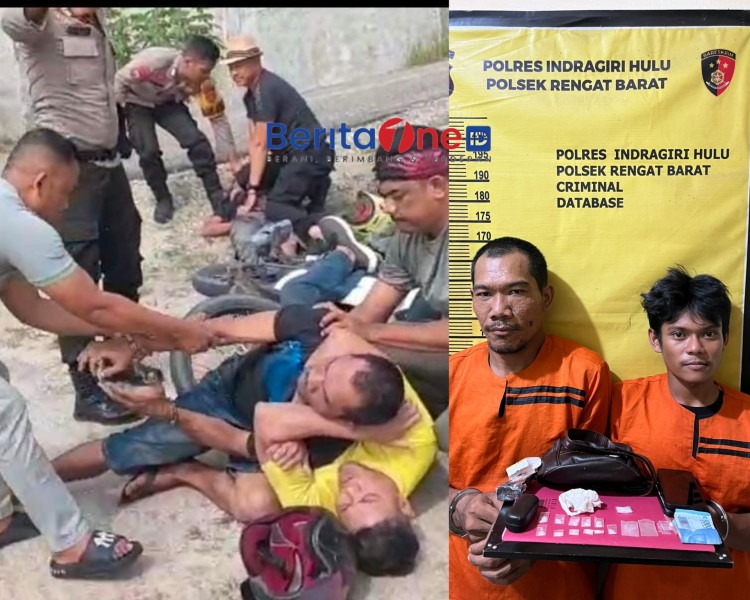 Tak Berkutik! Dua Tersangka Narkoba Ditangkap Dramatis di Pematang Reba