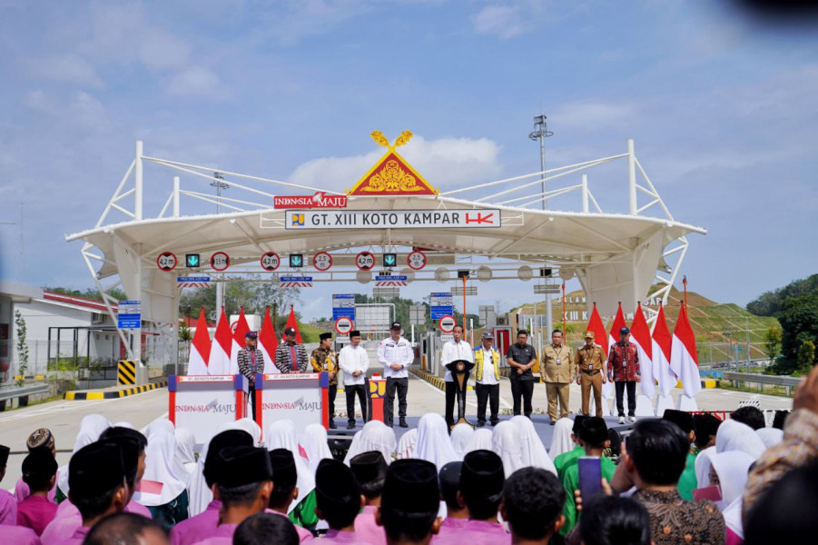 Presiden RI Resmikan Tol Bangkinang - XIII Koto Kampar, PLN Siagakan Pasokan Listrik Andal