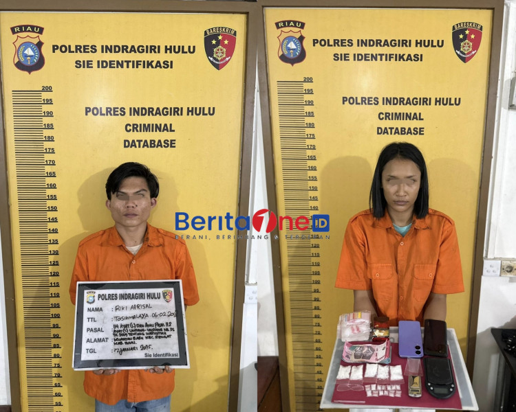 Kejar Pengedar Narkoba, Polres Inhu Temukan 18 Paket Sabu di Batang Cenaku