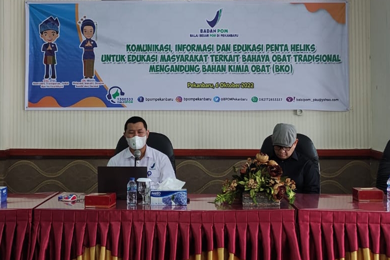 Kepala BPOM Pekanbaru : 50 Persen Sarana Obat Tradisional TMK Meningkat