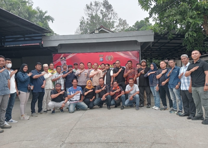 Pererat Hubungan dengan Insan Pers, Kapolres Inhu Komitmen Bangun Komunikasi Terbuka
