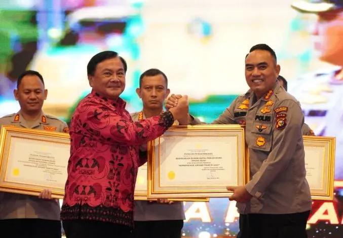 Polresta Pekanbaru Dinobatkan yang Terbaik di ajang Kompolnas Award