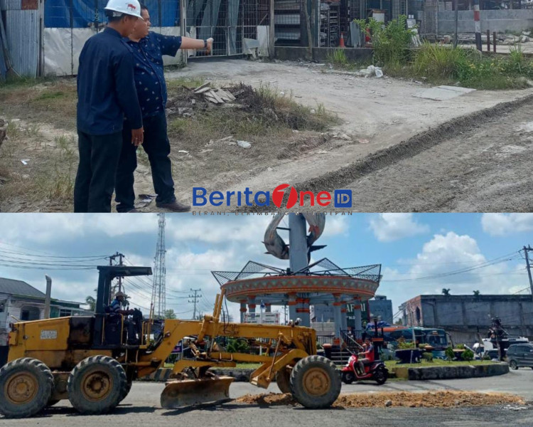 Ketua DPRD Inhu Tinjau Perbaikan Sejumlah Ruas Jalan di Pematang Reba