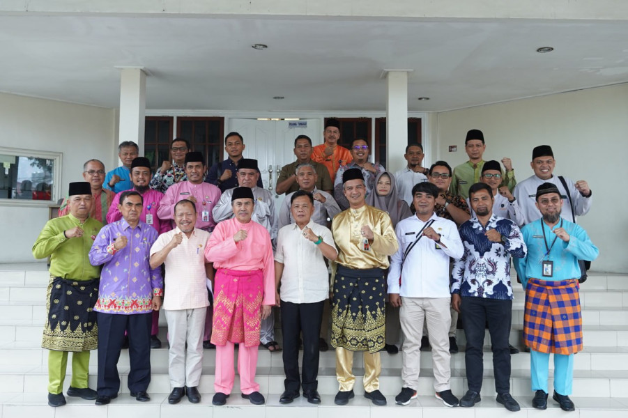 Gubri Syamsuar Terima Audiensi Pemkab Kep. Meranti, Ini Pembahasannya