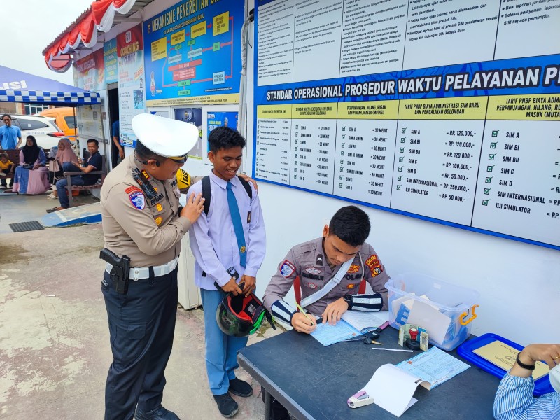 Polres Inhu Tindak 30 Pelanggar di Hari Perdana Operasi Patuh Lancang Kuning