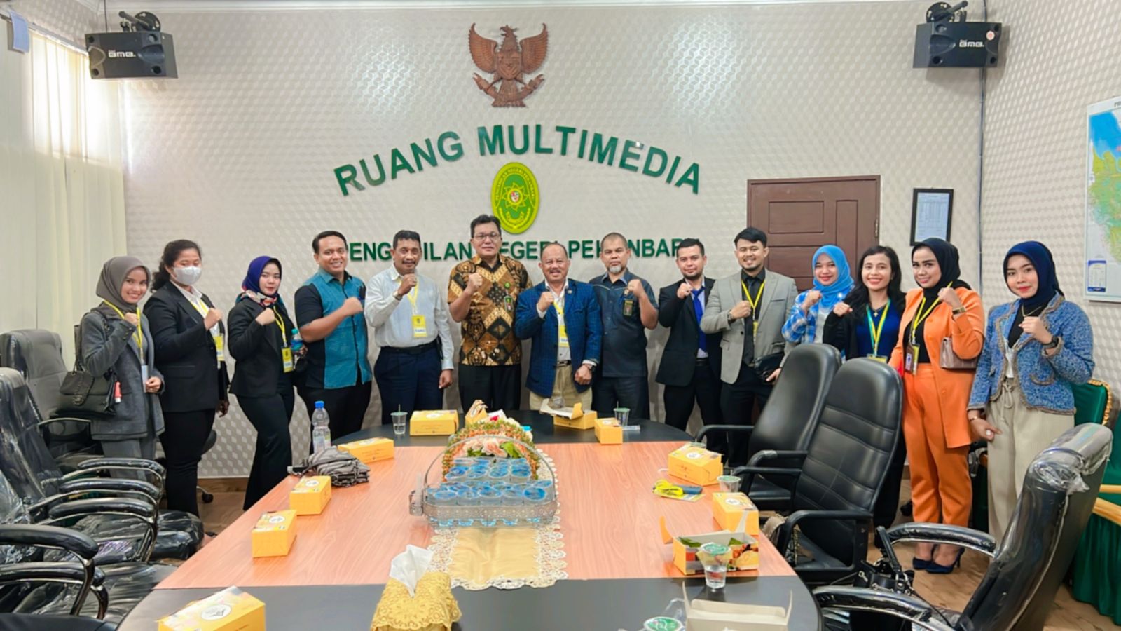 Soal Penegakan Hukum, MAHUPIKI dan PN Pekanbaru Lakukan Pertemuan