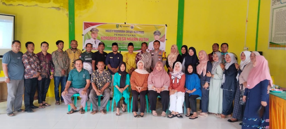 Pj Kades Pelangko Sukses Bentuk Koperasi Merah Putih Demi Desa Mandiri