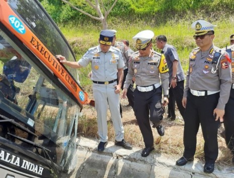 Jasa Raharja Jamin Seluruh Korban Kecelakaan Bus di Tol Batang-Semarang