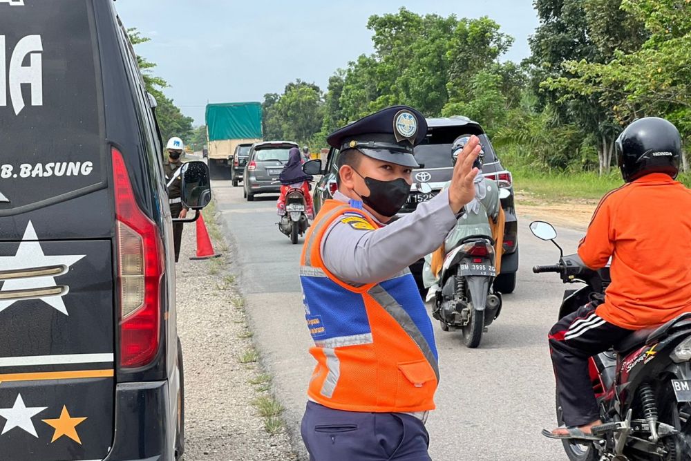 533 Kendaraan Kena Tilang Razia Tim Gabungan di Riau