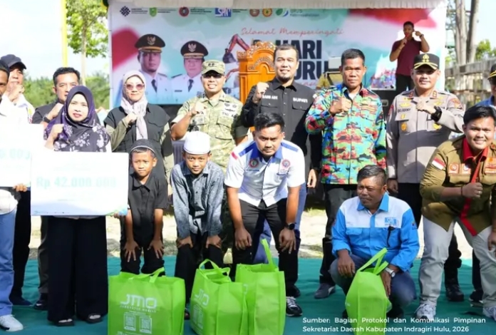 May Day 2026 di Alif Adam Water Park Belilas, Bupati Ade Ajak Perusahaan Sejahterakan Buruh