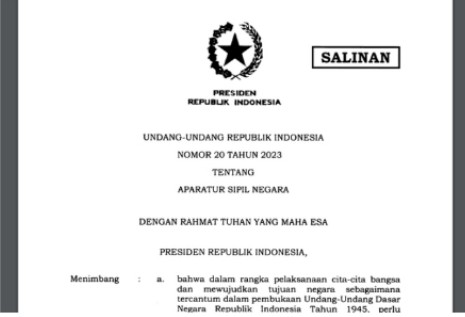 Jokowi Sudah Teken UU 20 Tahun 2023, TNI-Polri Bisa Isi Jabatan ASN dan Sebaliknya
