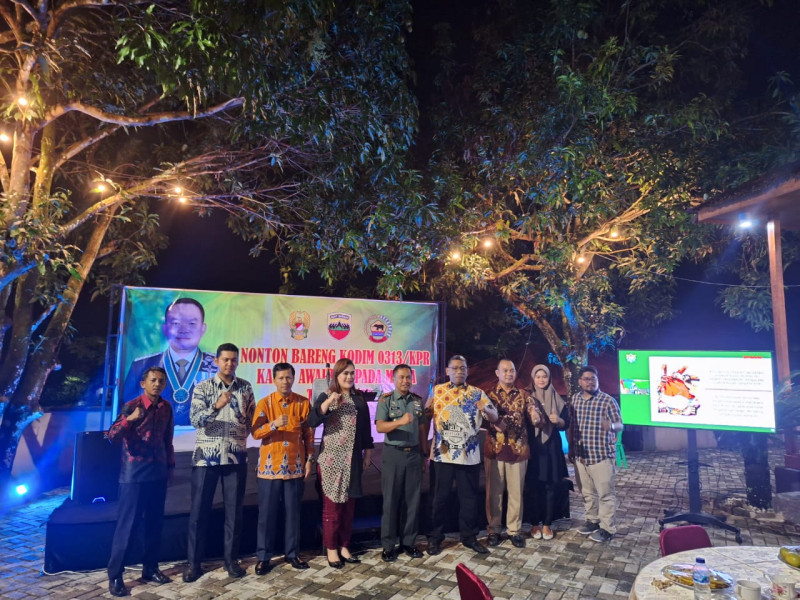 JMSI Kabupaten Kampar Apresiasi Kegiatan Kasad Award Kepada Media Tahun 2023