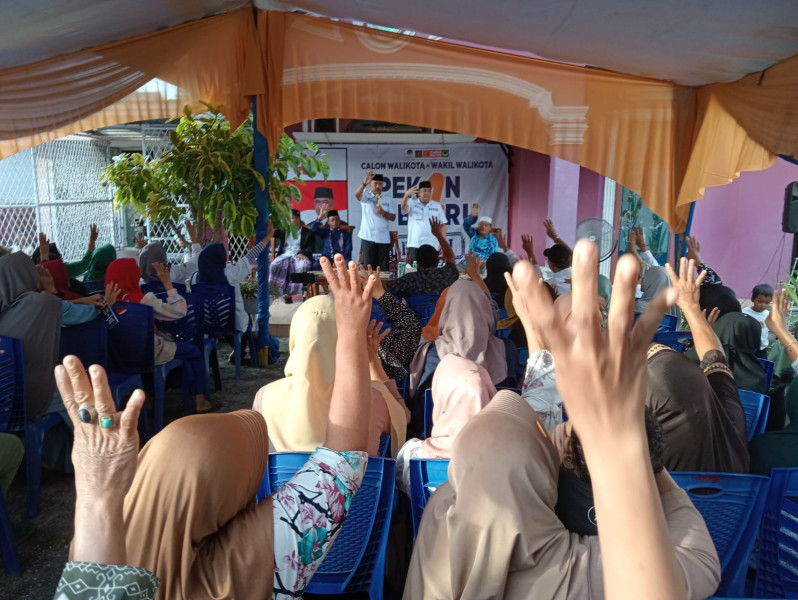 P4TEN Kampanye Dialogis di Sri Meranti, Darman Simanjuntak: Kami Pilih Nomor 4 Karena Bersih Dari Kasus Hukum