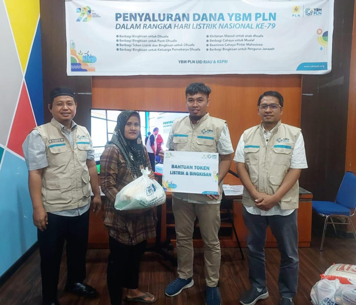 PLN UP3 Rengat Berbagi Kebahagiaan: Listrik Gratis untuk Masyarakat Kurang Mampu