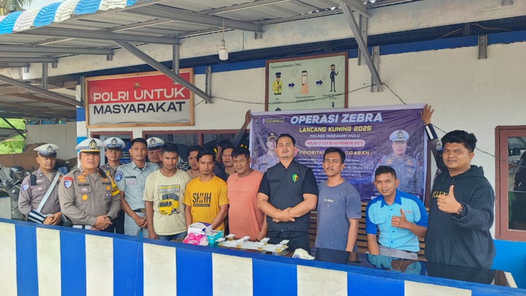 Operasi Zebra 2025, Puluhan Sopir di Inhu Jalani Tes Urine: Hasilnya Mengejutkan