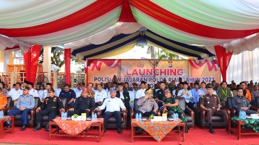 Launching Polisi RW Polres Inhu, Lebih Mengutamakan Pencegahan Kejahatan