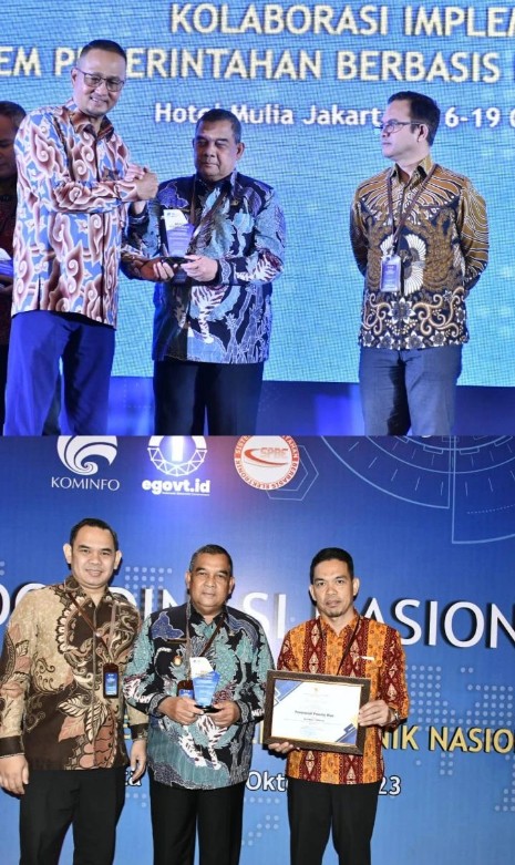 Diakhir Masa Jabatan Gubri, Pemprov Riau Terima Penghargaan