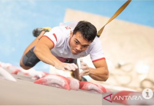 Atlet panjat tebing Kiromal Katibin kembali pertajam rekor dunia di AS