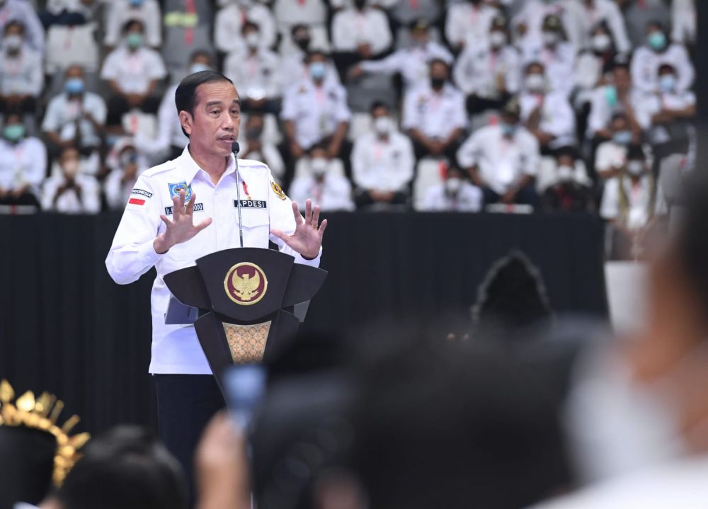 Dana Desa Rp468 Triliun Tahun 2022, Jokowi Ingatkan Kepala Desa