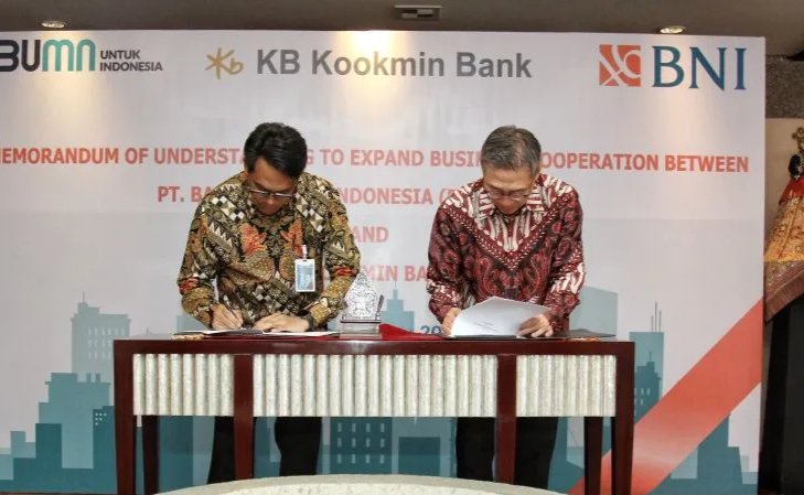 BNI Komit dengan KB Kookmin Bank untuk Perluas Bisnis Internasional