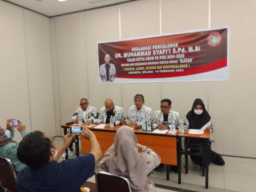 Calon Ketum PB PGRI M. Syafii Deklarasi di Jakarta,Tunggakan Iuran Diputihkan dan Bangun Pendidikan bersama Pemerintah