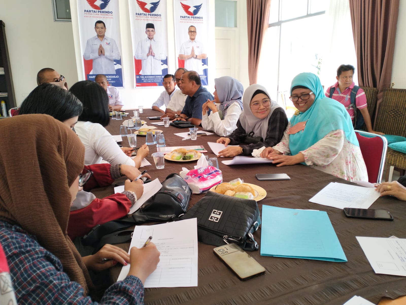 Ratusan Bacaleg Daftar ke Perindo Riau, Untuk Daerah Tidak Perlu ke DPW