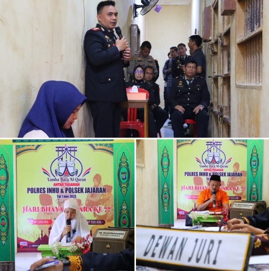 Ini Tujuannya Lomba Baca Al-Quran Antar Tahanan Polres Inhu