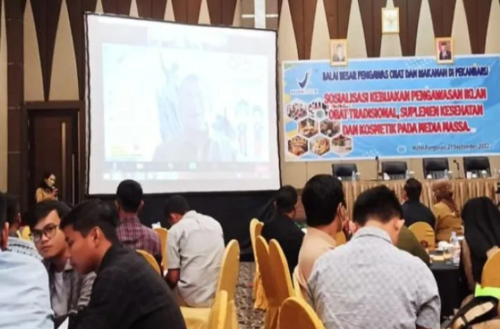 BBPOM Pekanbaru-Media Berkolaborasi Lakukan Pengawasan Iklan Obat dan Makanan