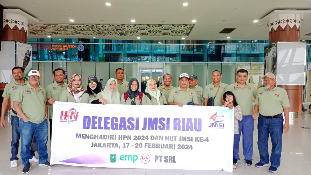 Hari Ini, Pengurus JMSI Riau Hadiri Rangkaian HPN 2024 dan HUT JMSI ke-4 di Jakarta