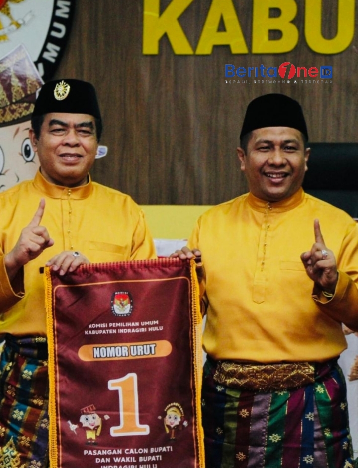 Paslon Raja Haryono dan Elda Suhanura Mendapatkan No Urut 1