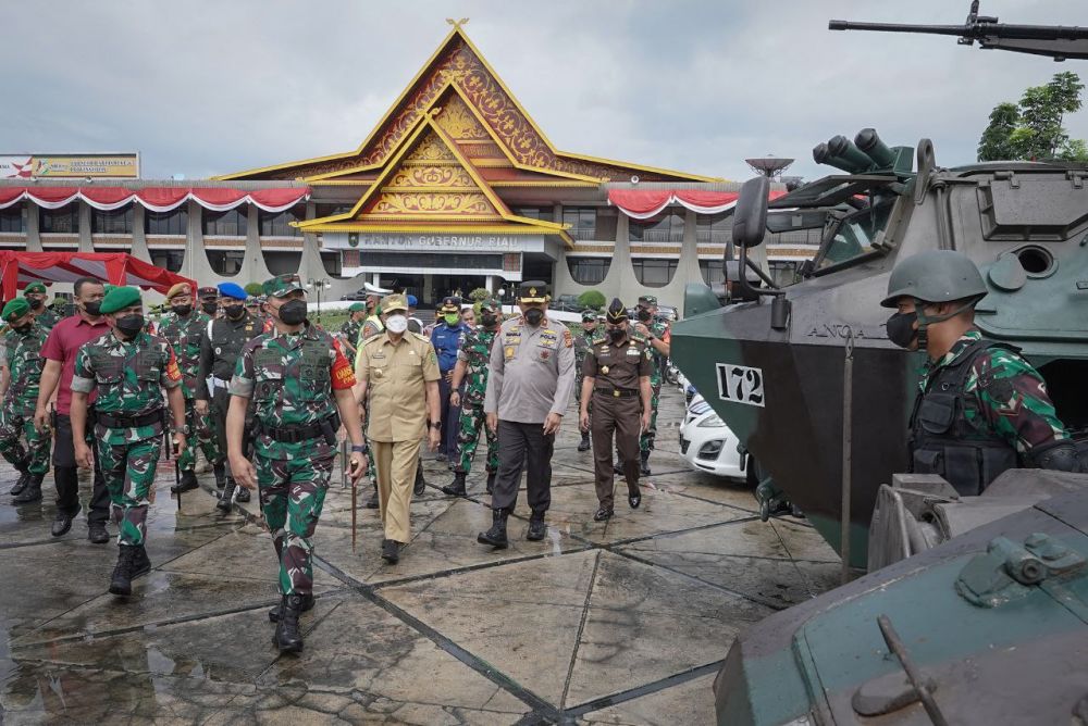 Jelang Kunjungan Wapres RI ke Riau,  Dua Ribu Personil Gabungan Disiapkan untuk Pengamanan